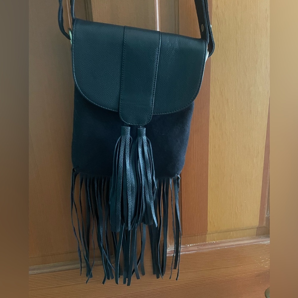Bay Sky fringed cross body bag BY San Diego Hat Co. NWOT - Picture 4 of 8